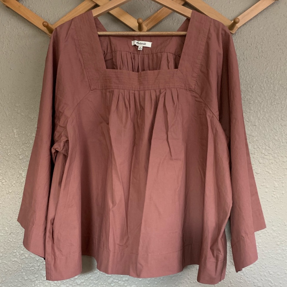 NWT Madewell square neck top - XL